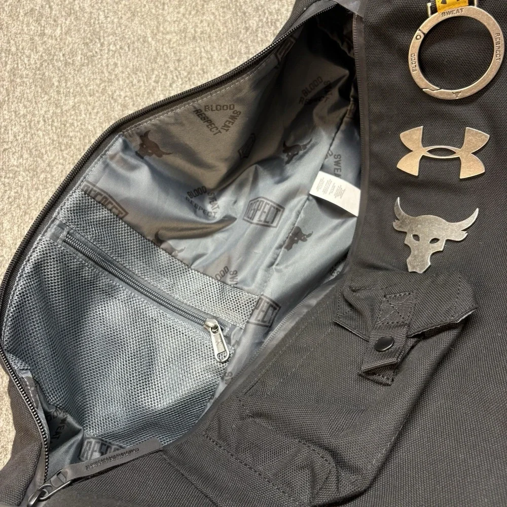 Under Armour Project Rock 60 Bag Backpack Rucksack Gym Duffle Travel School